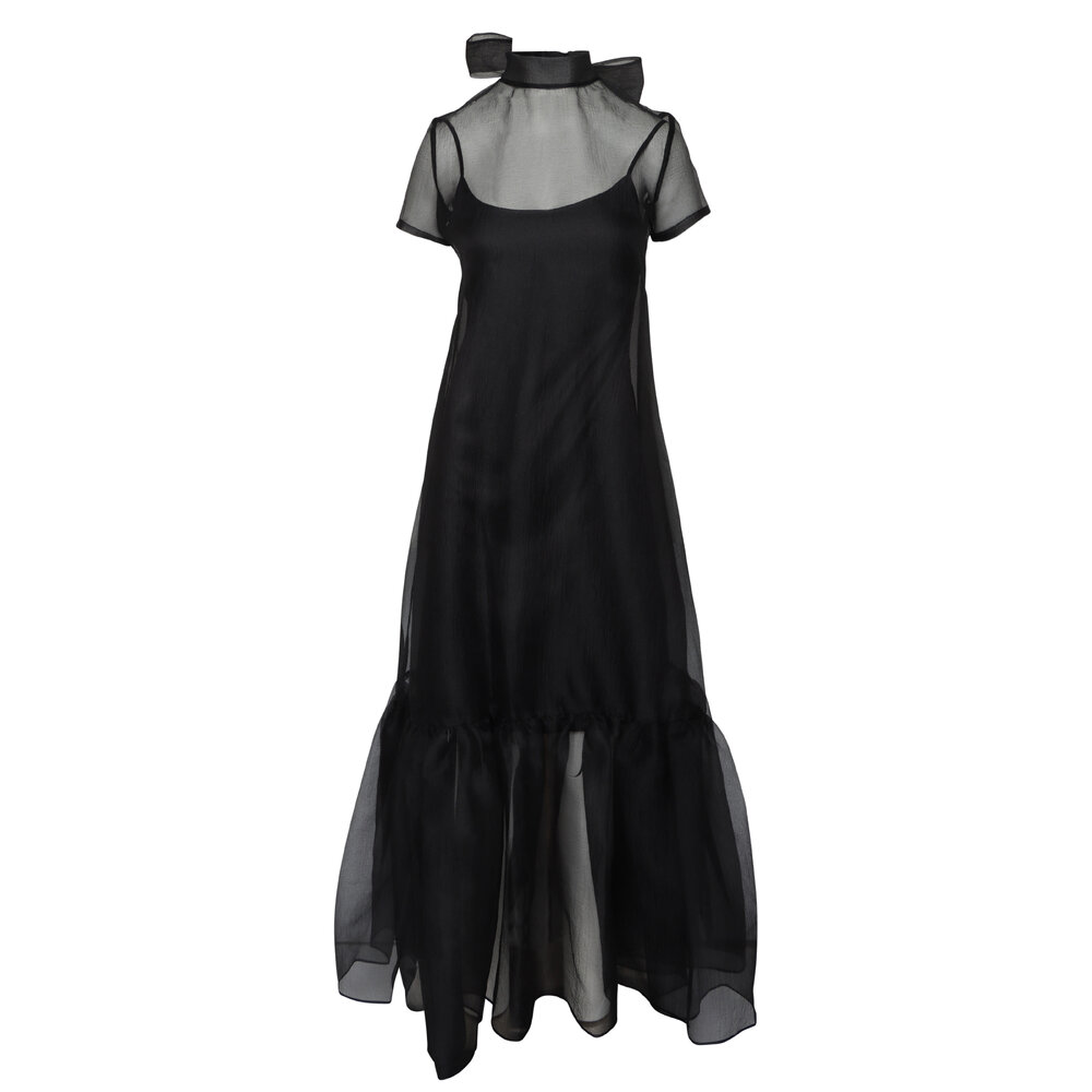 staud calluna dress black STAUD, Calluna Dress in Black, Size Small