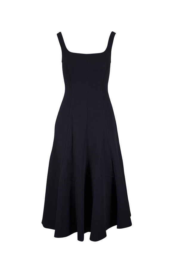 Vince Eclipse Seamed Midi Dress