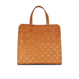 MIESROHE ミースロエ WOVEN LETHER BAG ブラウン Loewe - Missy Buffalo Smooth & Woven Leather Shoulder Bag
