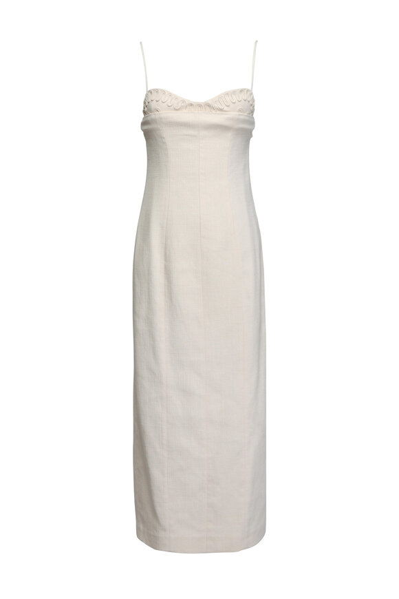 Clea Elina Parchment Midi Dress