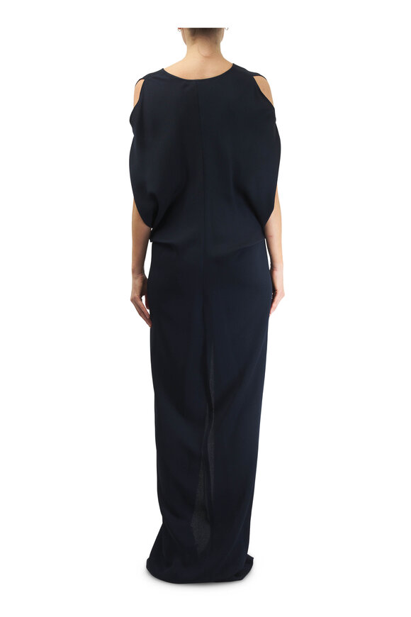 Zero + Maria Cornejo - Long Miu Ink Jet Eco Drape Maxi Dress