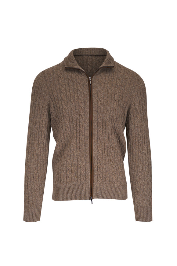 Loro Piana レッド コットンセーター Loro Piana - Patterned cashmere sweater FAM0730 - shop with