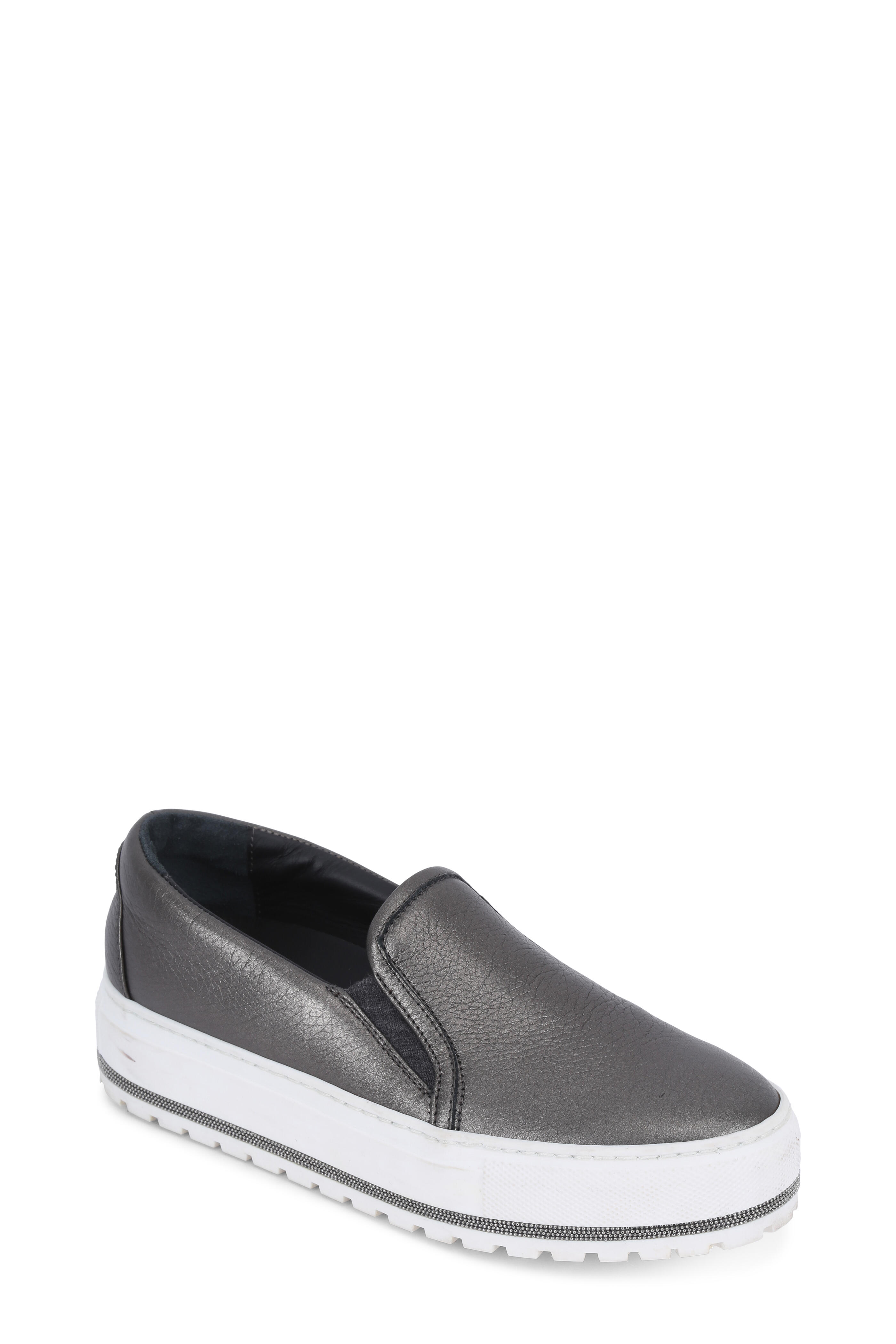 Brunello Cucinelli MPW07P9002C4078 関税送料込 Brunello Cucinelli Leather Loafers | Saks Fifth Avenue