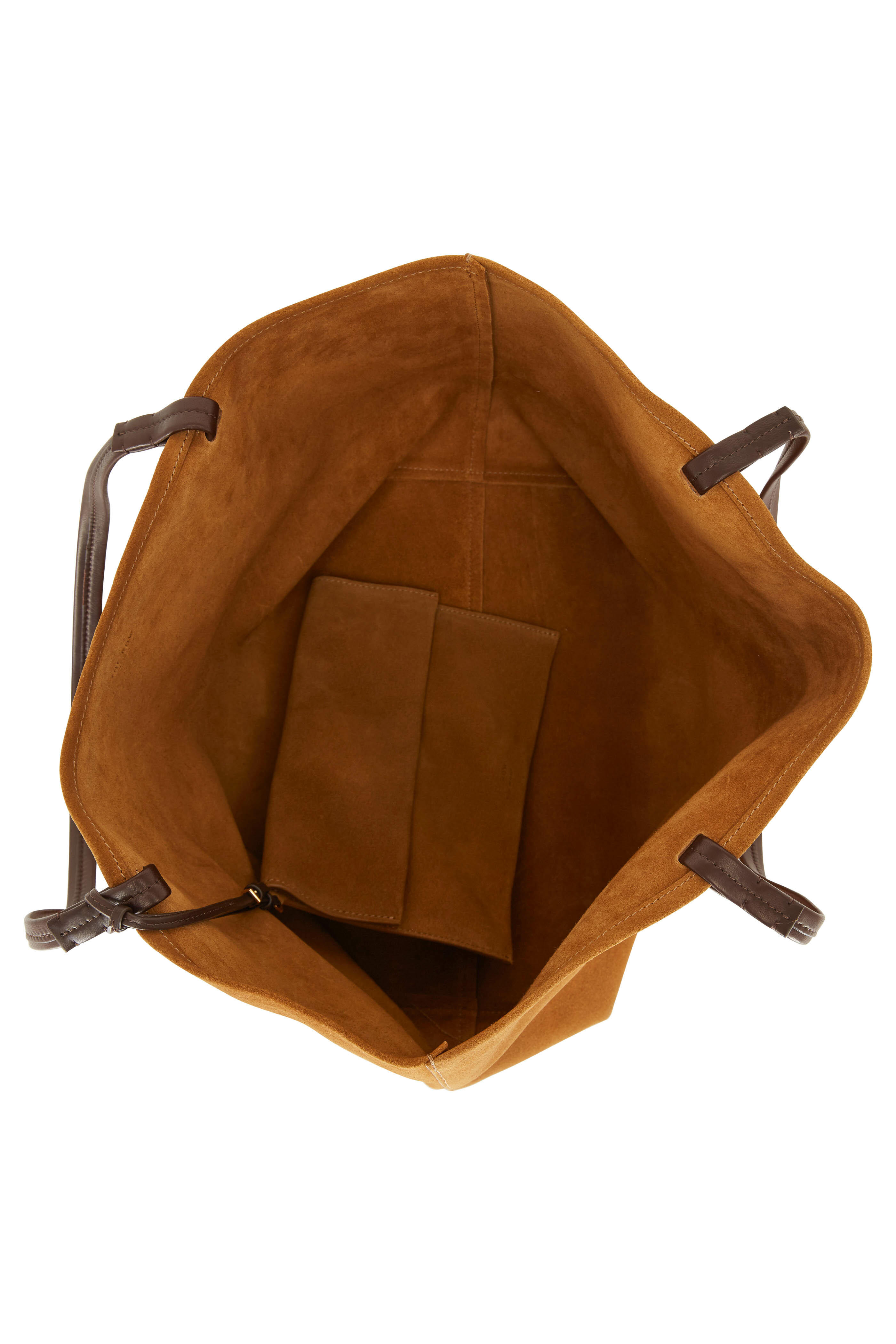 The Row - Park Lux Marraca Cognac Suede Tote