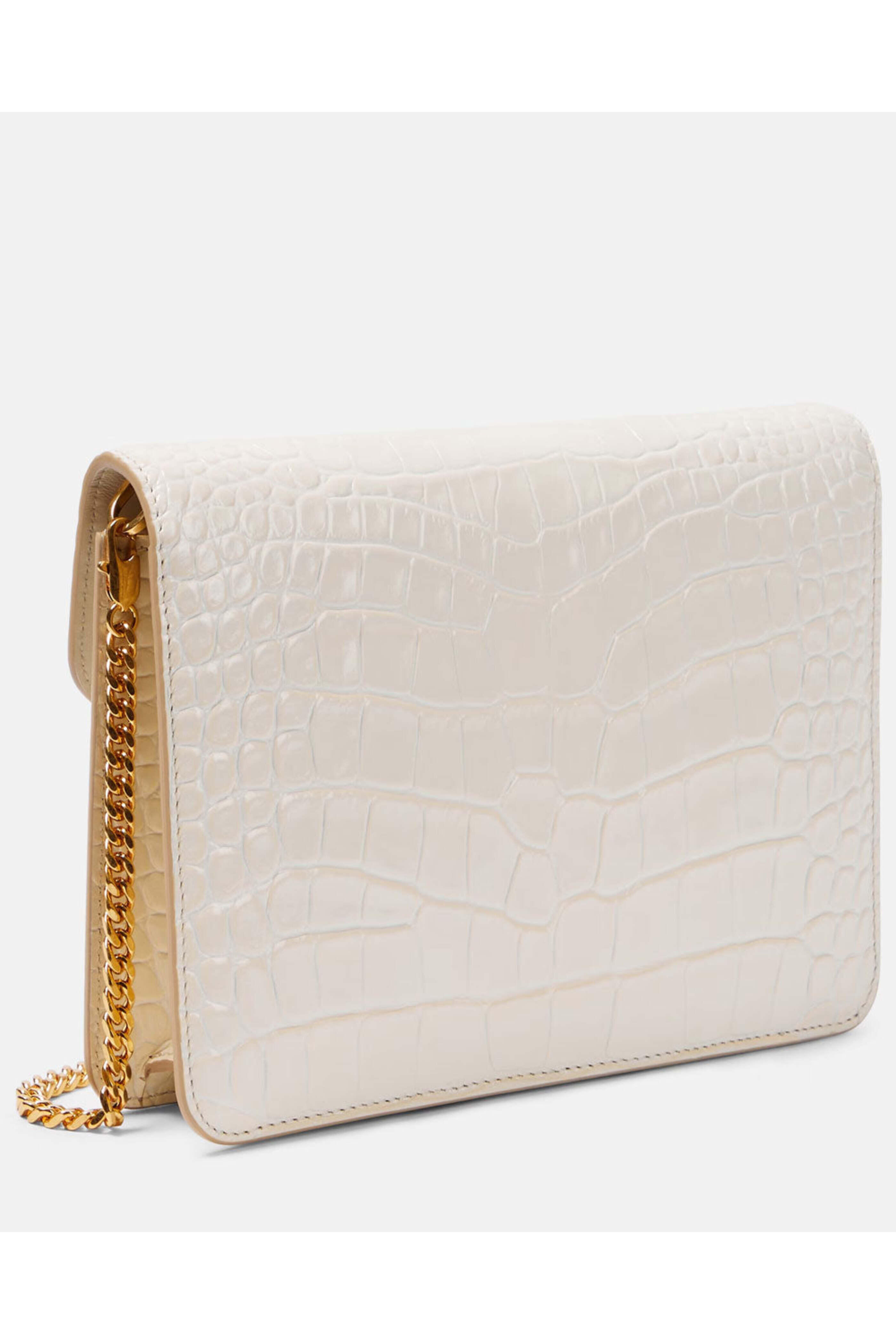 Tom Ford - Small Whitney Leather Shoulder Bag in Ivory