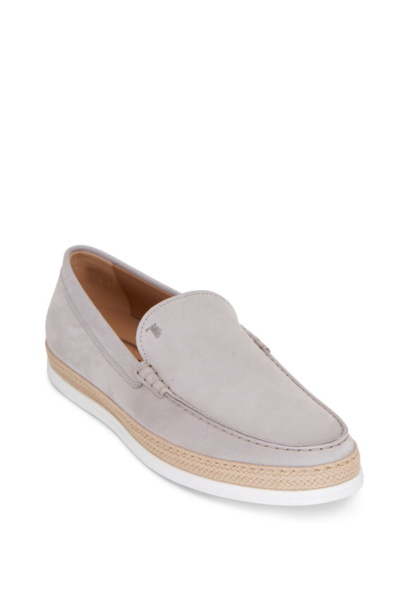 Trask Seymour Stone Suede Loafer Mitchell Stores