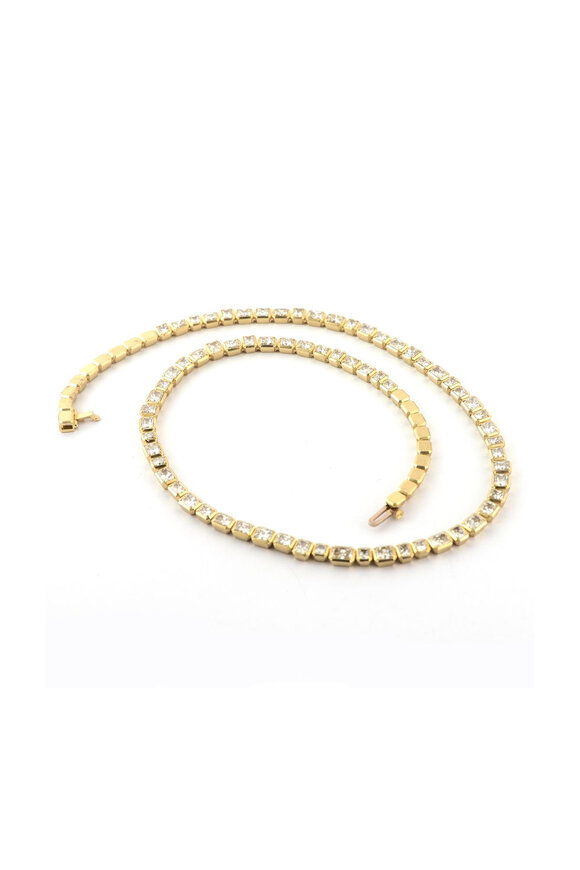 Sylva & Cie Mixed Cut Riviera Necklace