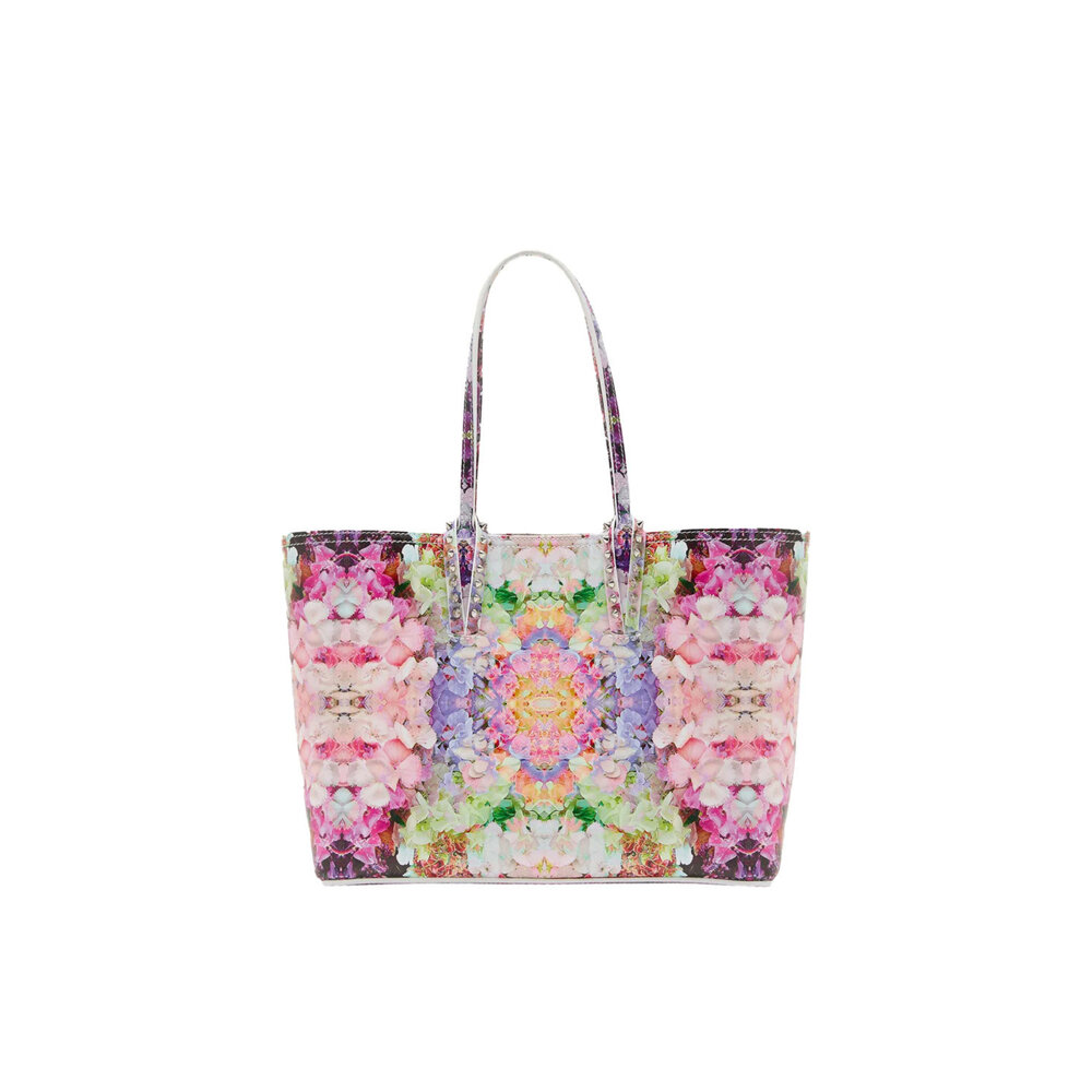 【Christian Louboutin】 Cabata Small floral leather tote bag Christian Louboutin Cabata Small floral leather tote bag
