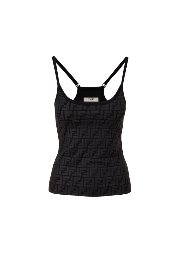 Fendi - Black Embossed FF Tank