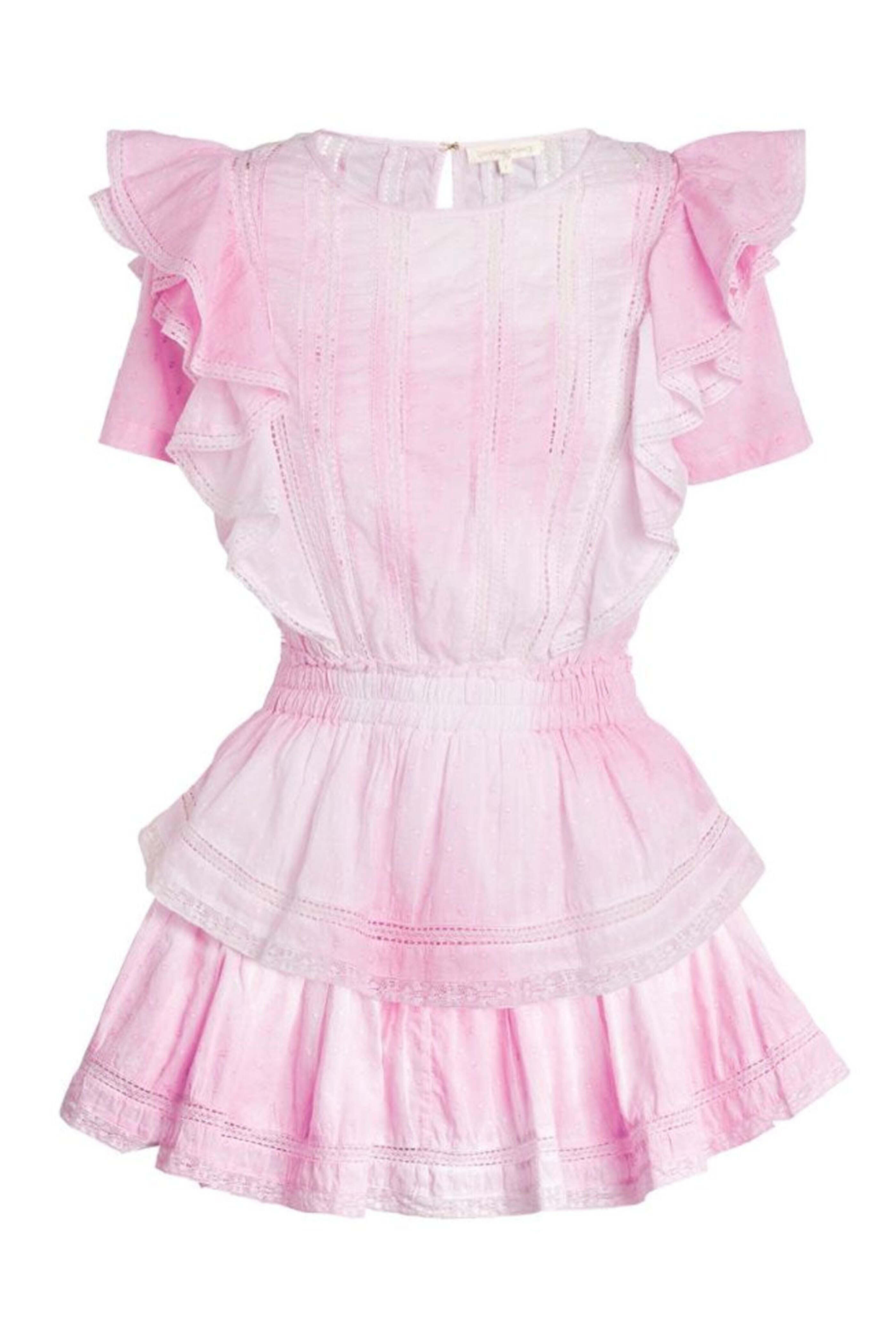 Loveshackfancy - Island Pink Tie Dye Natasha Mini Dress