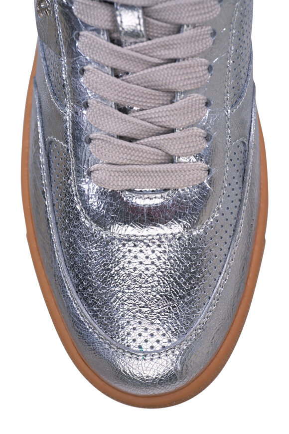Christian Louboutin Tutti Rui Donna Silver Low Top Vintage Sneaker - view 6