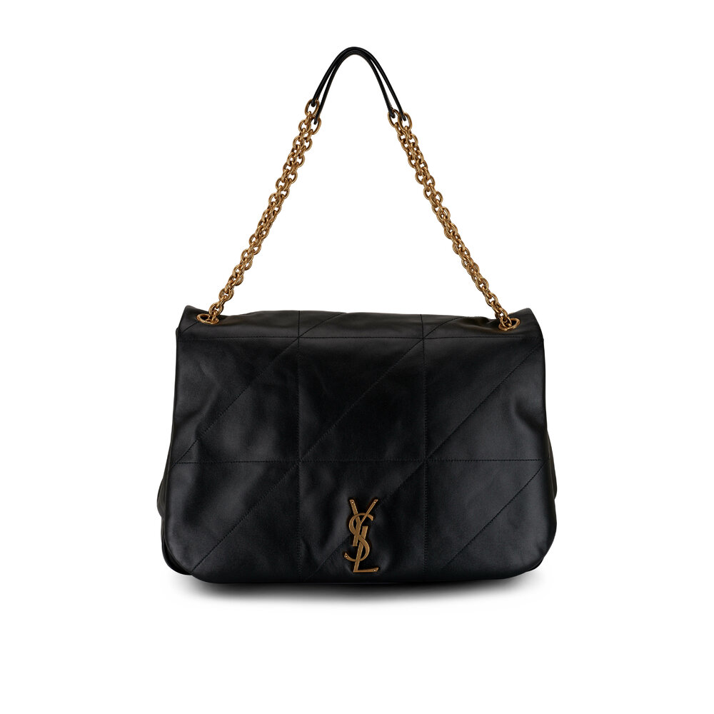 ショルダーバッグ・ポシェット Saint Laurent Jamie Shoulder Bag Jamie Pochon leather shoulder bag in black - Saint Laurent