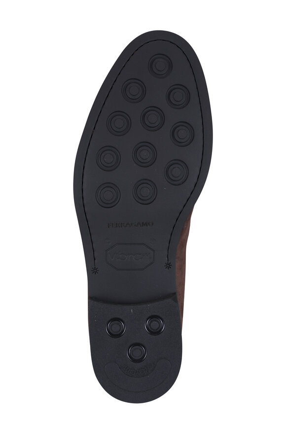 Ferragamo Stefano Moro Suede Penny Loafer - view 5
