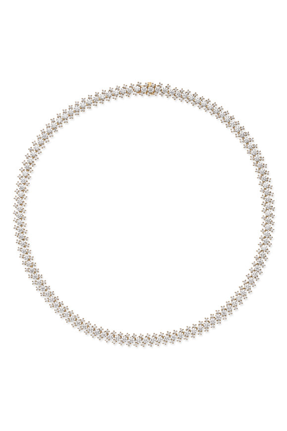 Melissa Kaye 18k Yellow Gold Diamond Maya Necklace