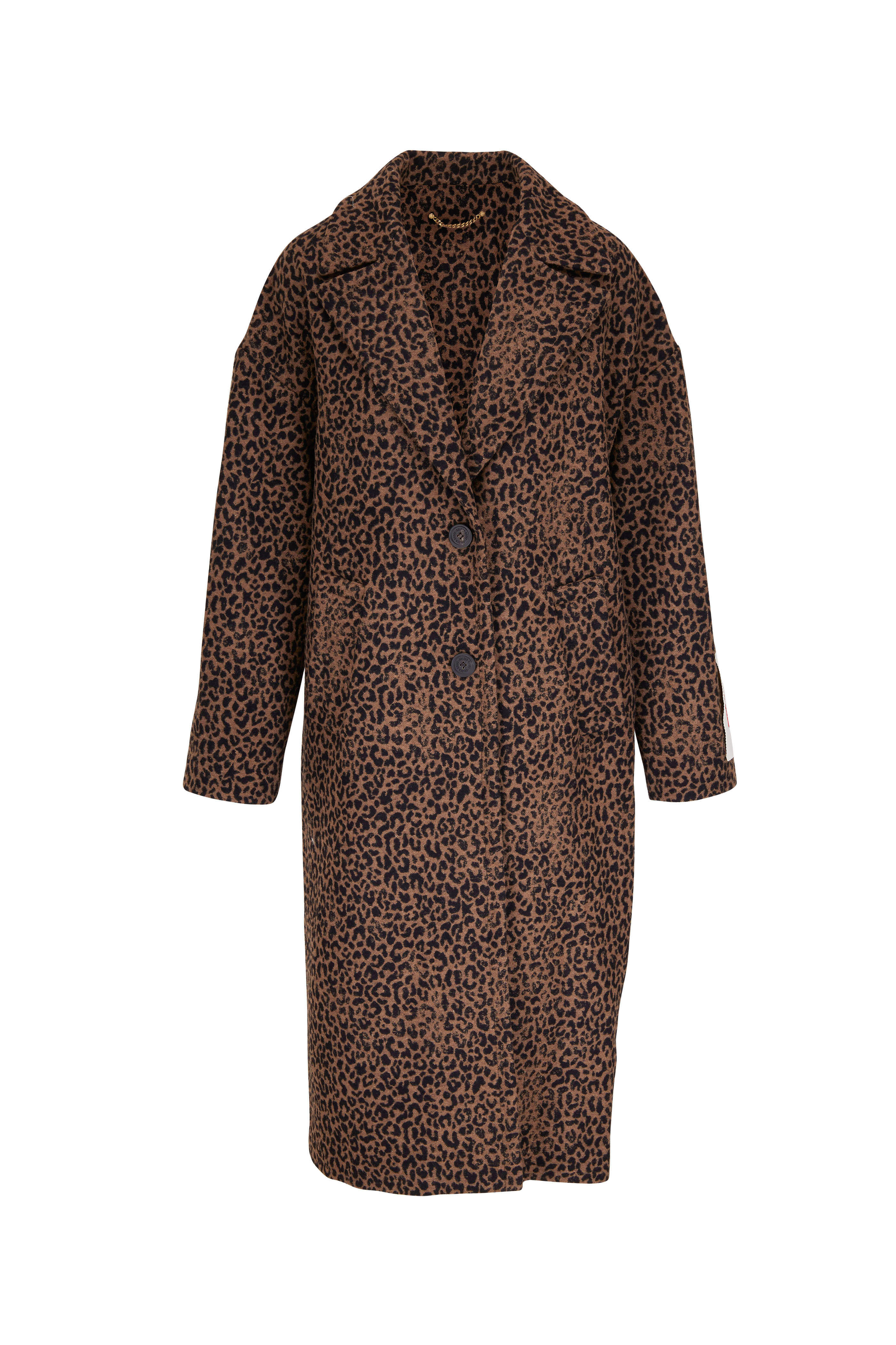 Golden Goose - Leopard Wool Cocoon Coat | Mitchell Stores