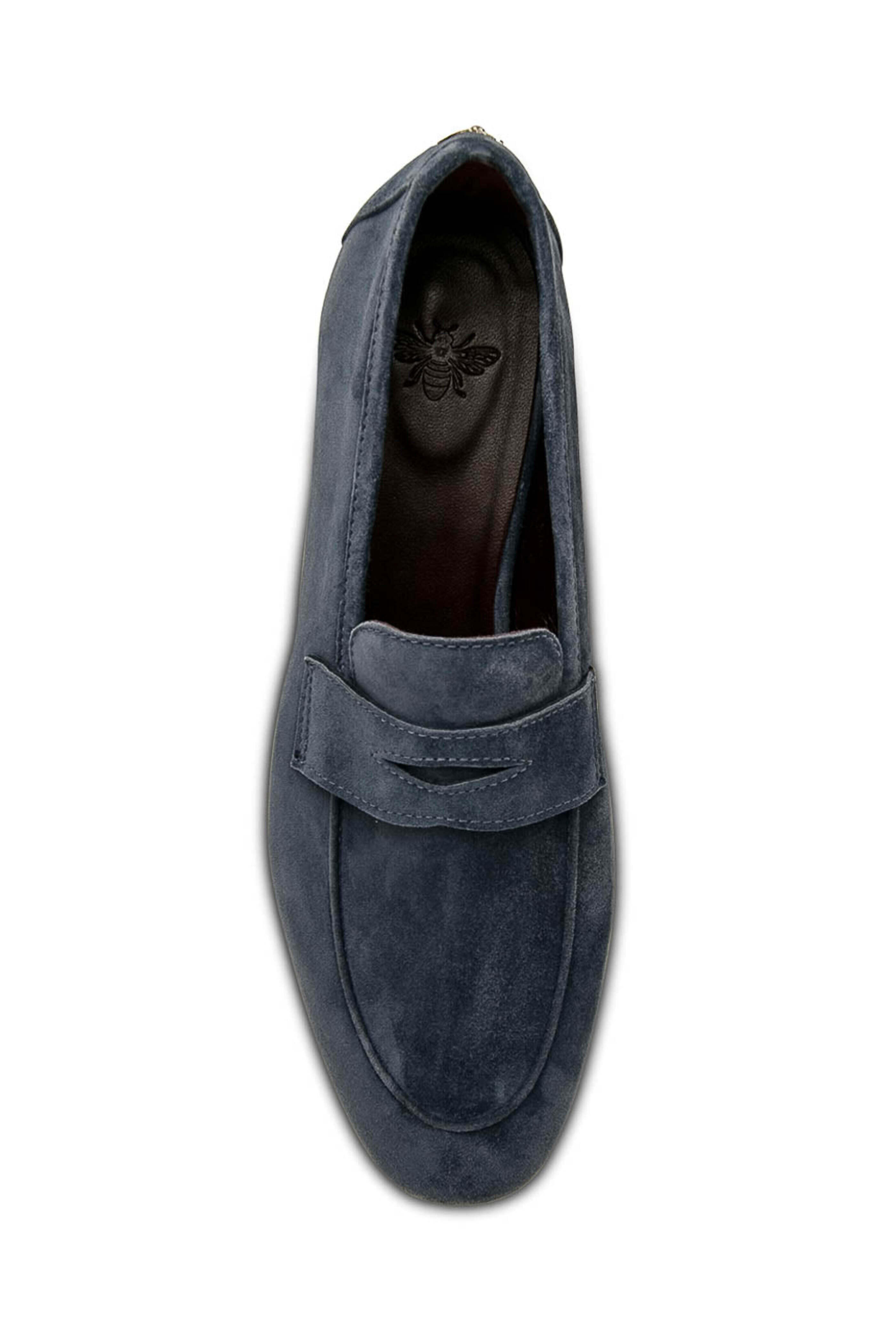 Bougeotte - Light Blue Suede Flaneur Loafer