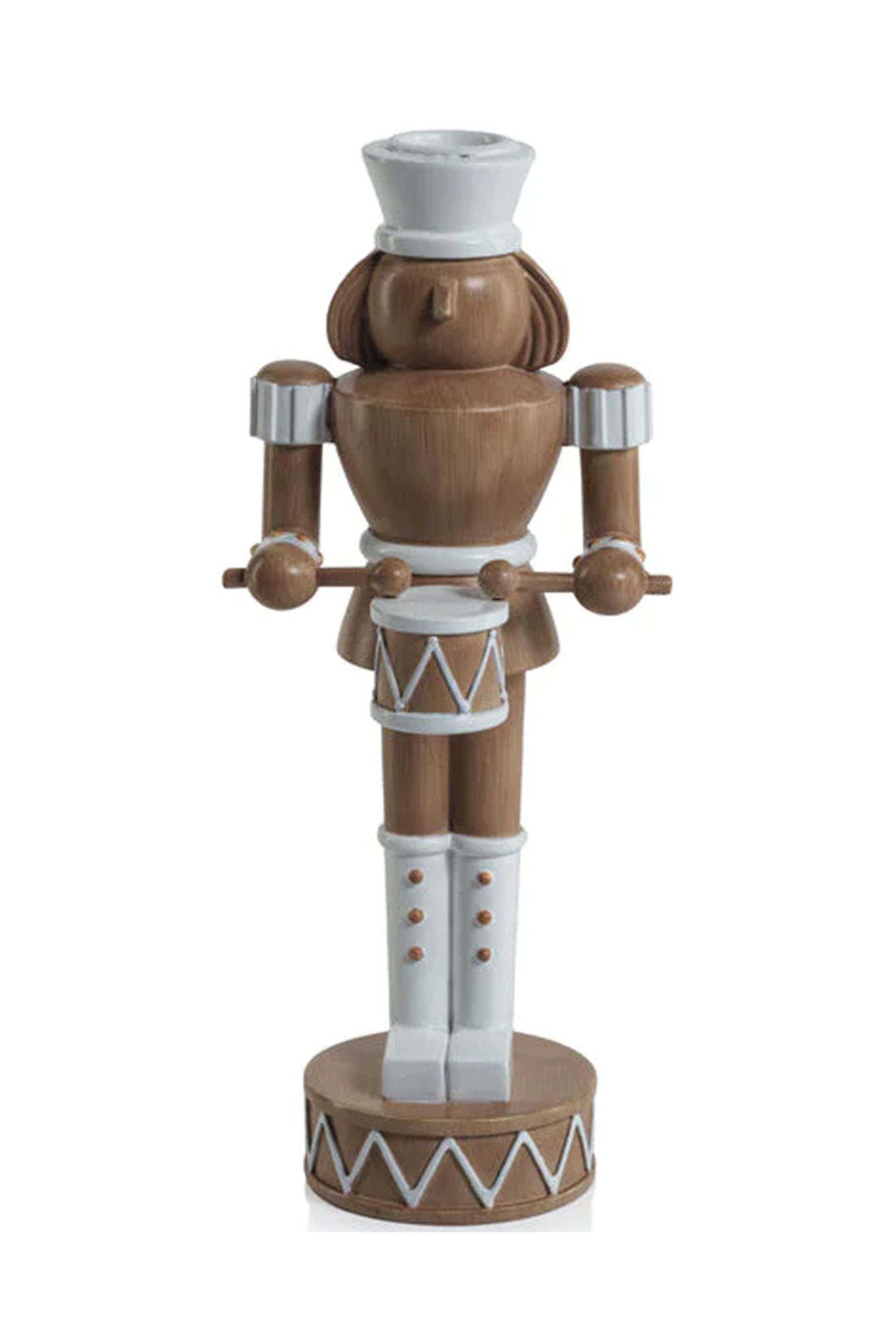 Zodax - Nutcracker with Drum Taper Holder | Mitchell Stores