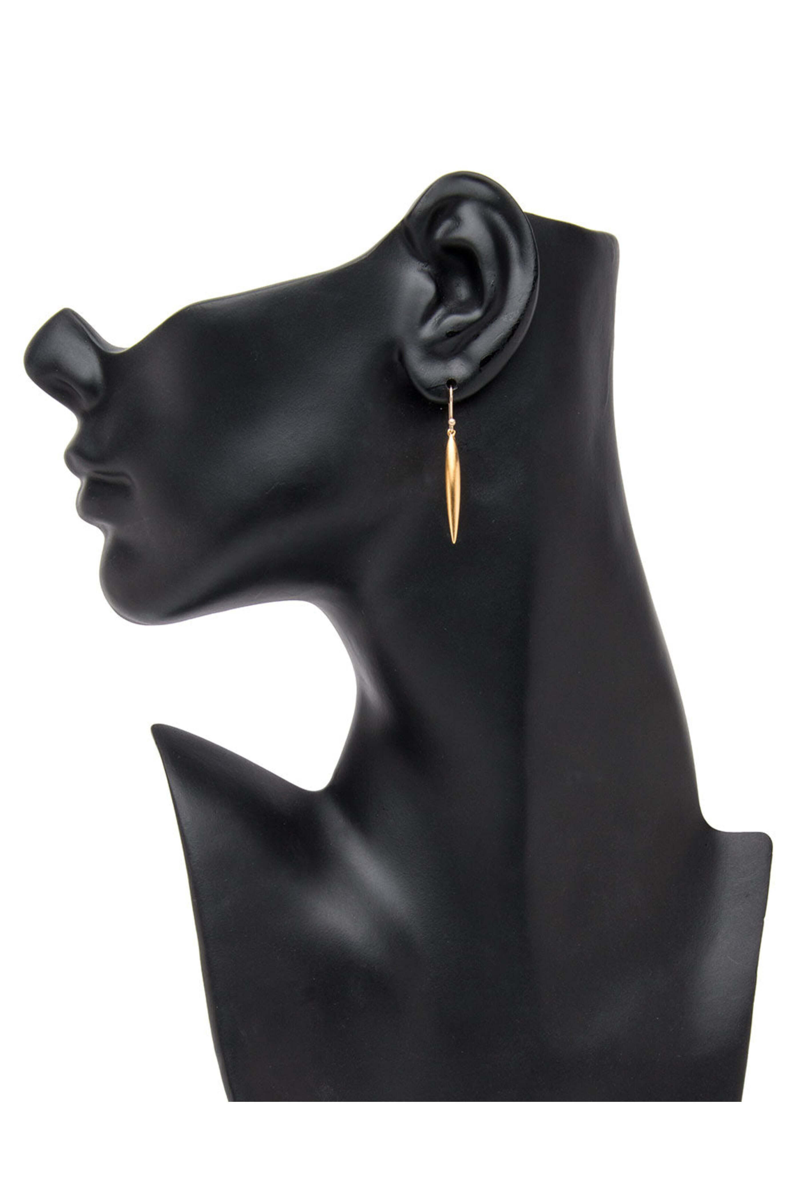 Ted Muehling - 24K Gold Vermeil Large Rice Earrings