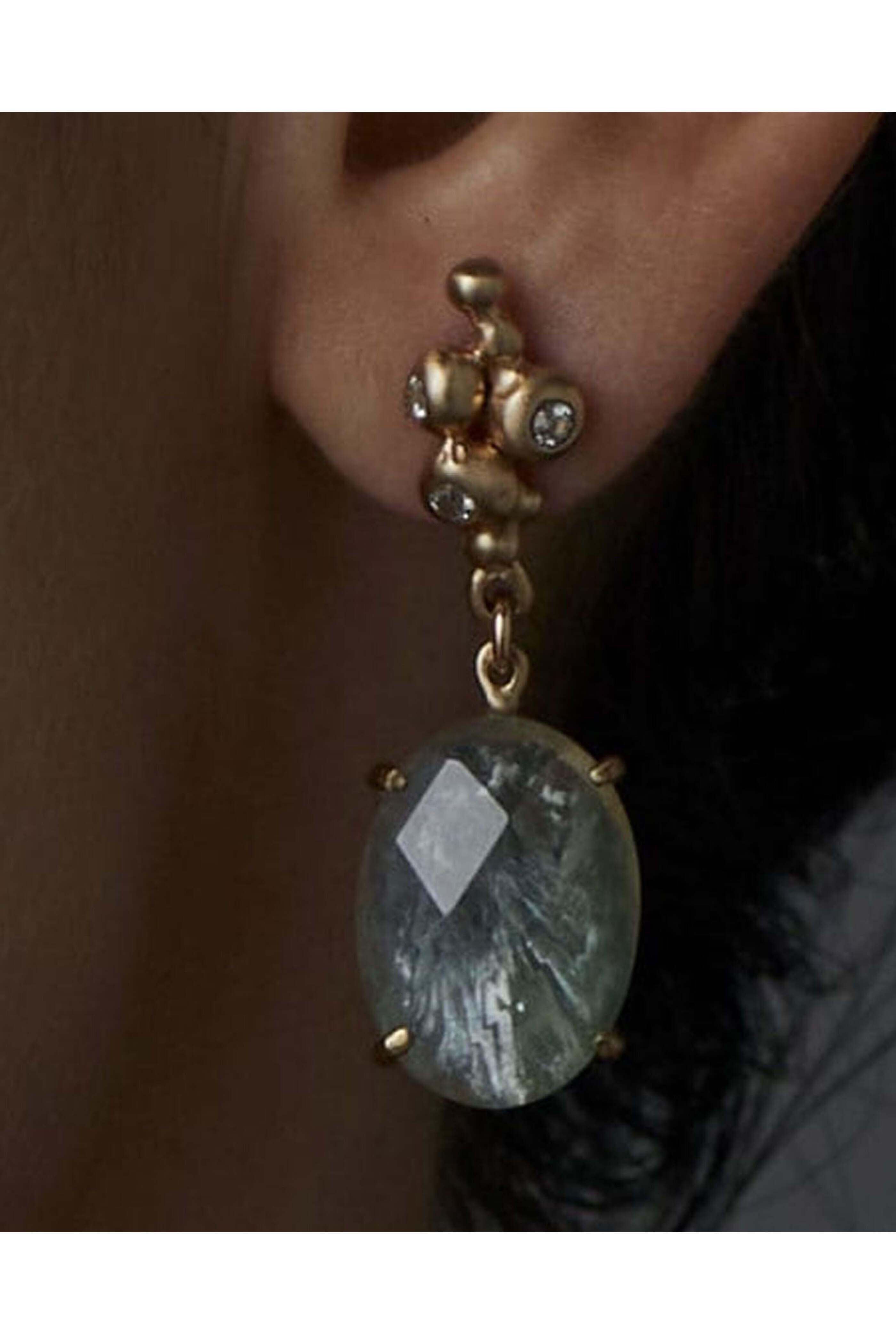 Julie Cohn Design - Caldera Seraphanite Earrings