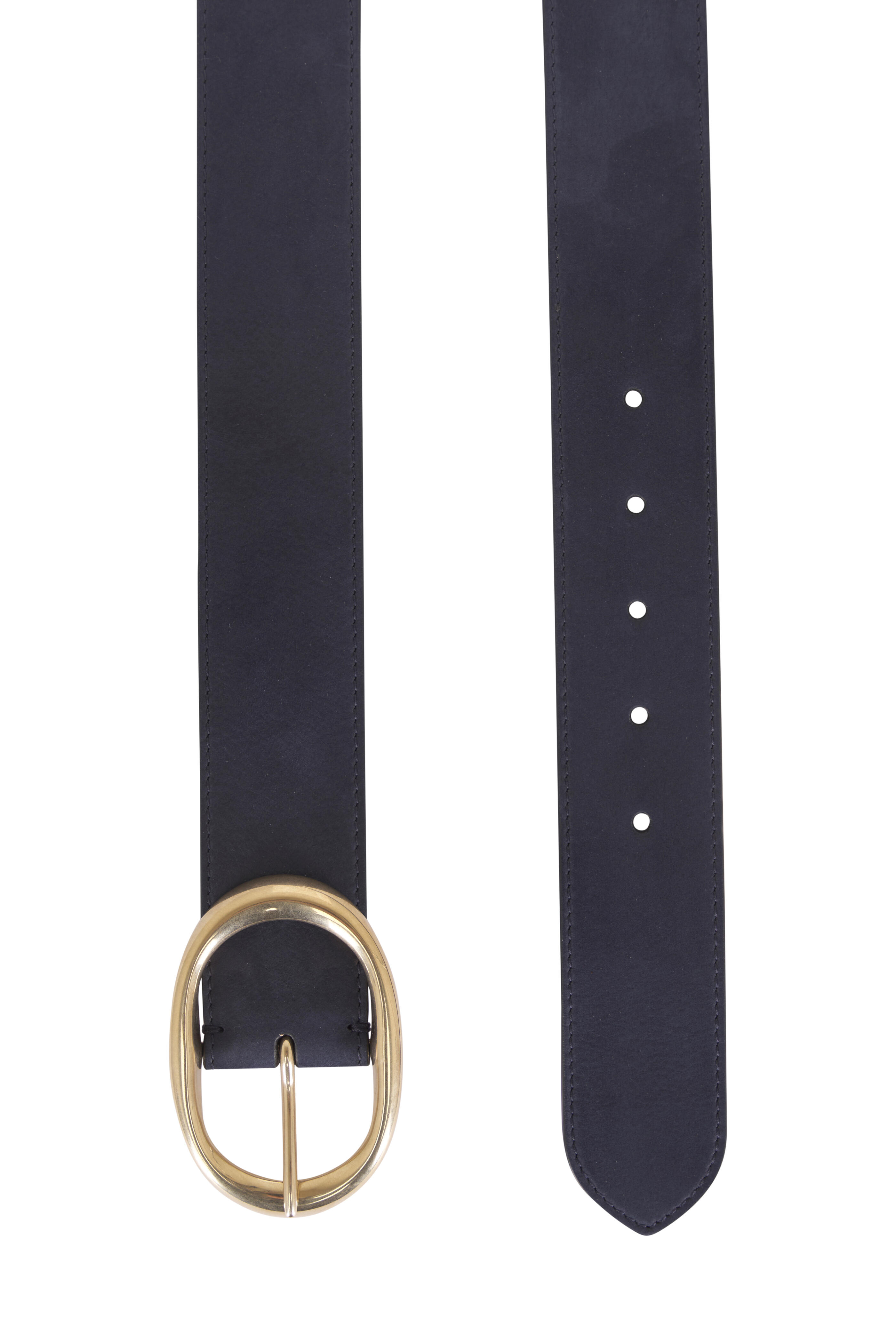 TWP - Navy Wide Belt, 40mm - view 2