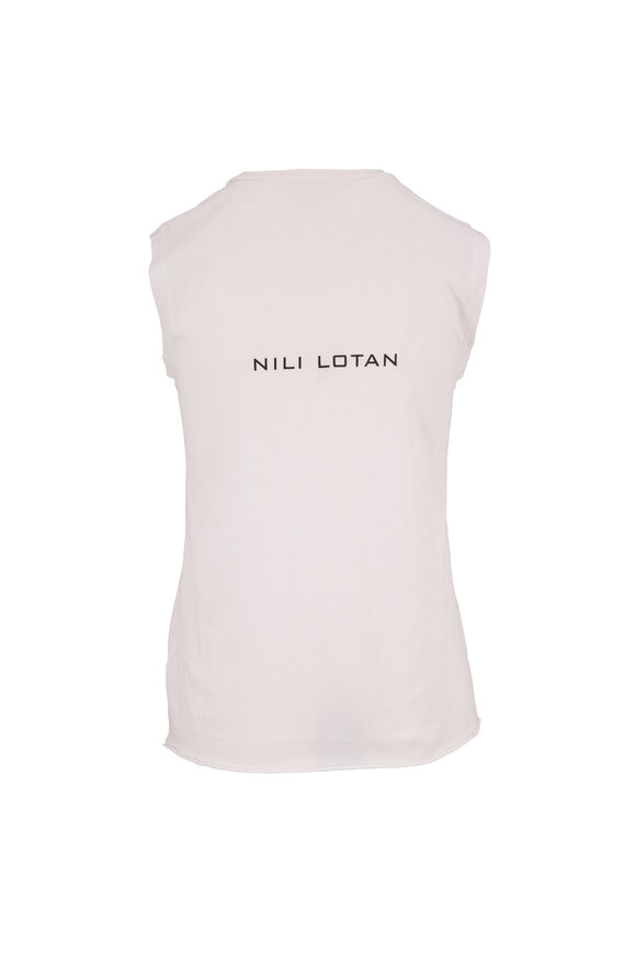 Nili Lotan - White Love Hope Sex Dreams Muscle Tee