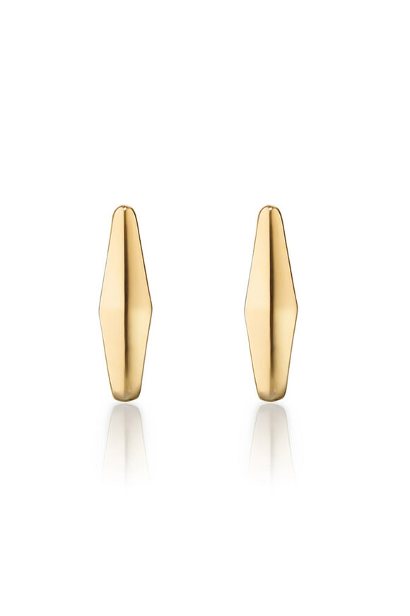 Monica Rich Kosann 18k Yellow Gold Small Point North Hoops - view 1
