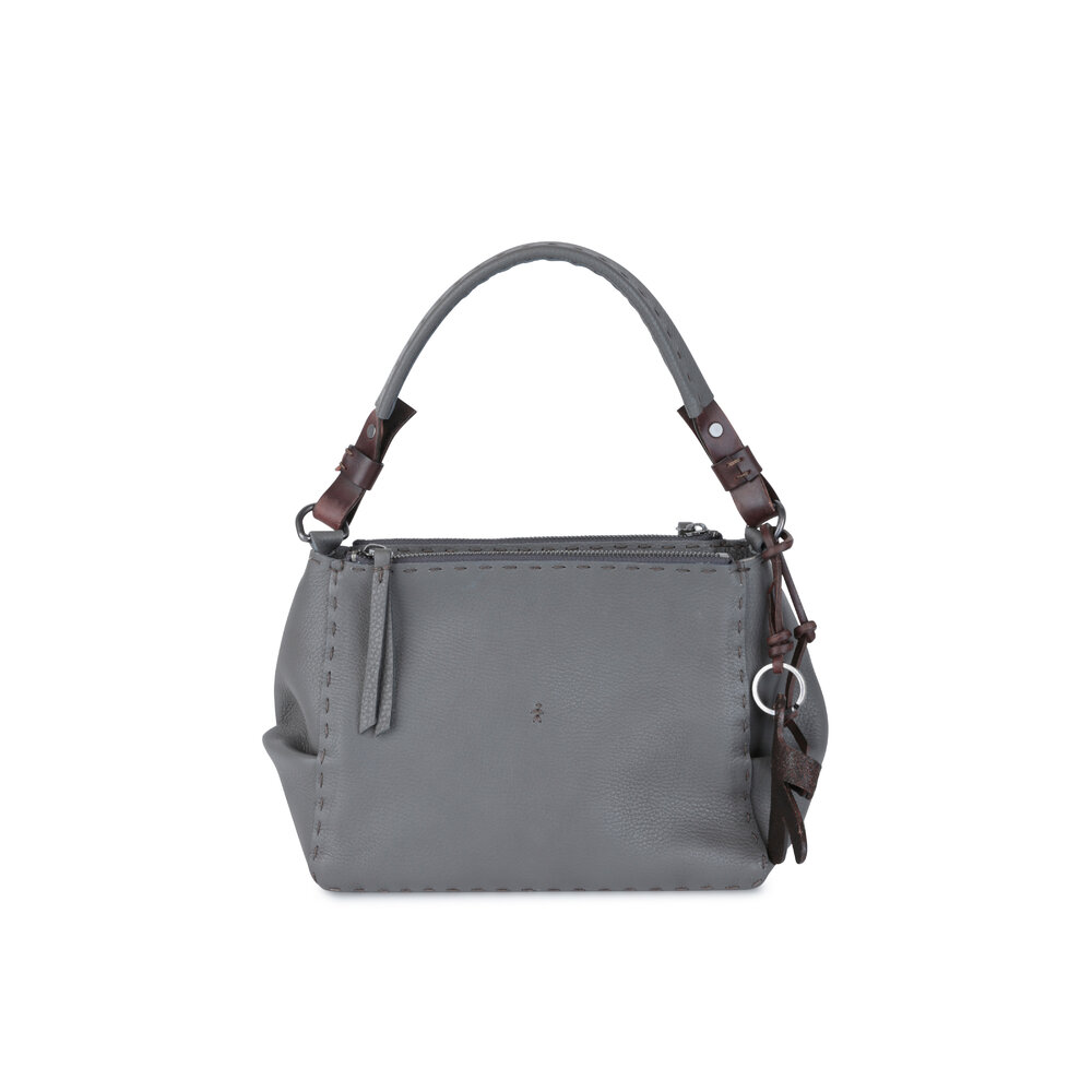 Henry Beguelin - Gemmell Anthracite Leather Double-Zip Henry Beguelin - Gemmell Anthracite Leather Double-Zip