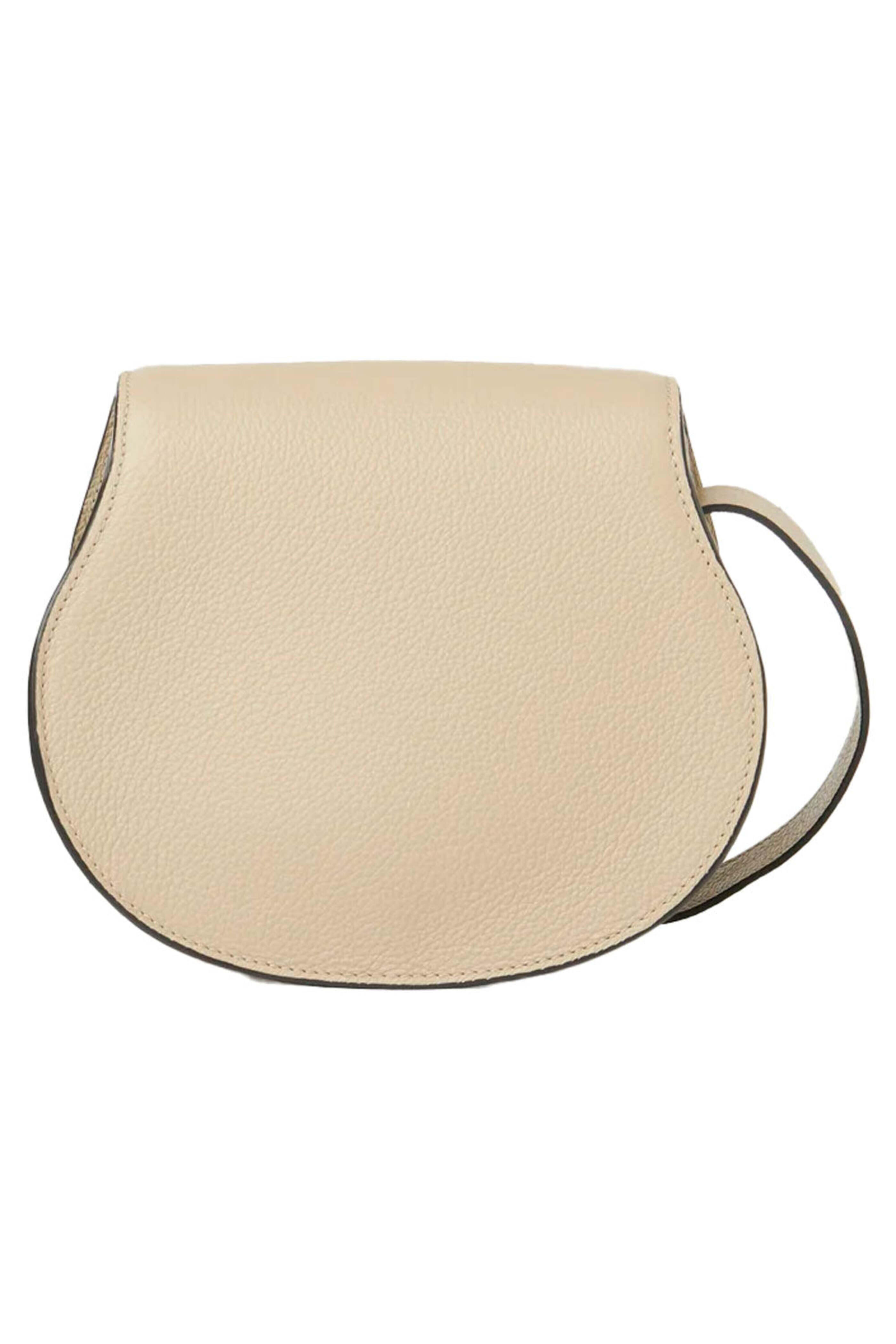 Chloé - Marcie Small Saddle Bag in Root Beige - view 3