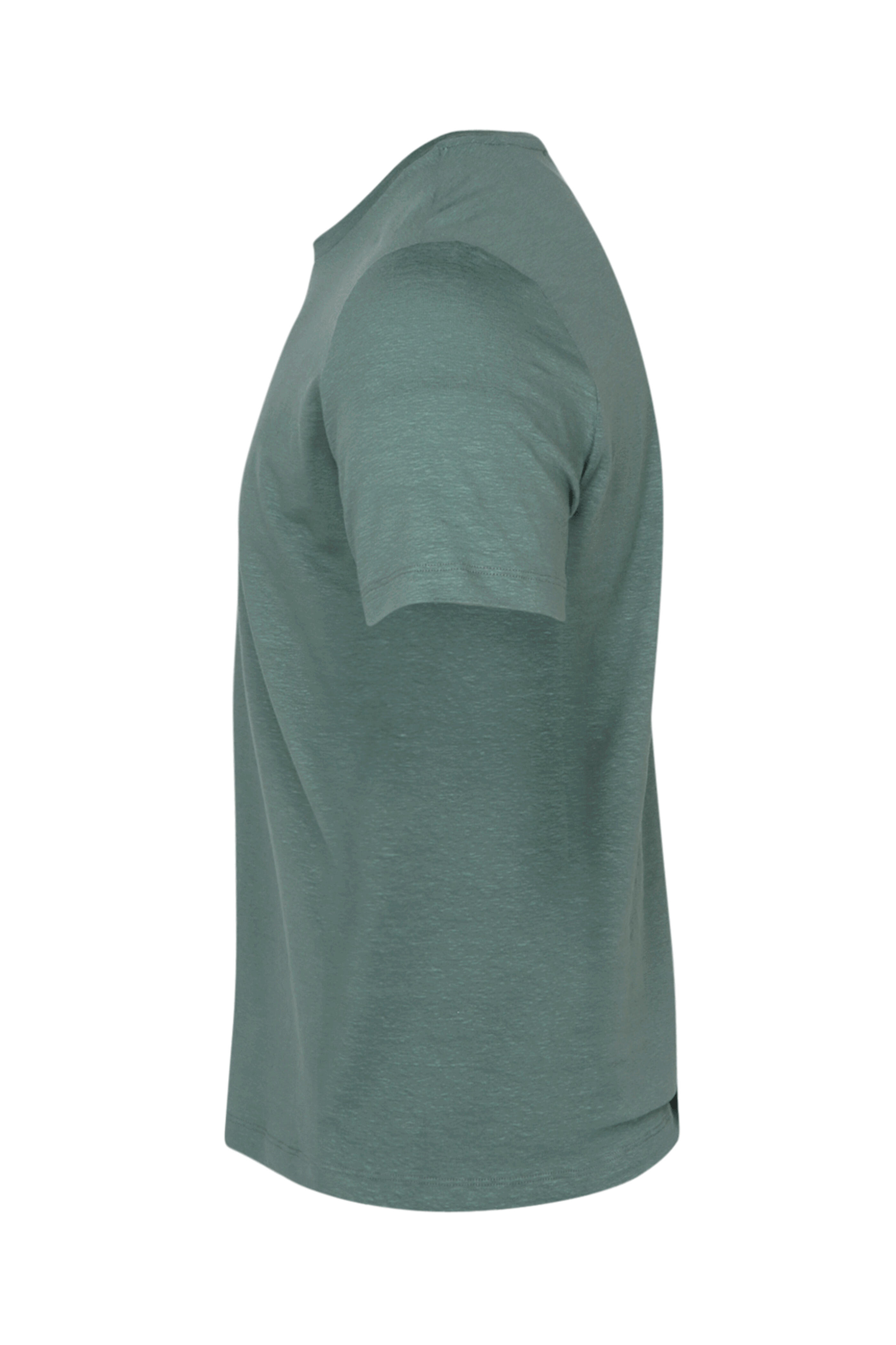 Maurizio Baldassari - Green Stretch Short Sleeve Crewneck