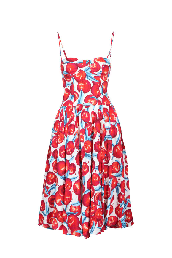 Farm Rio Cherry Blossom Midi Dress
