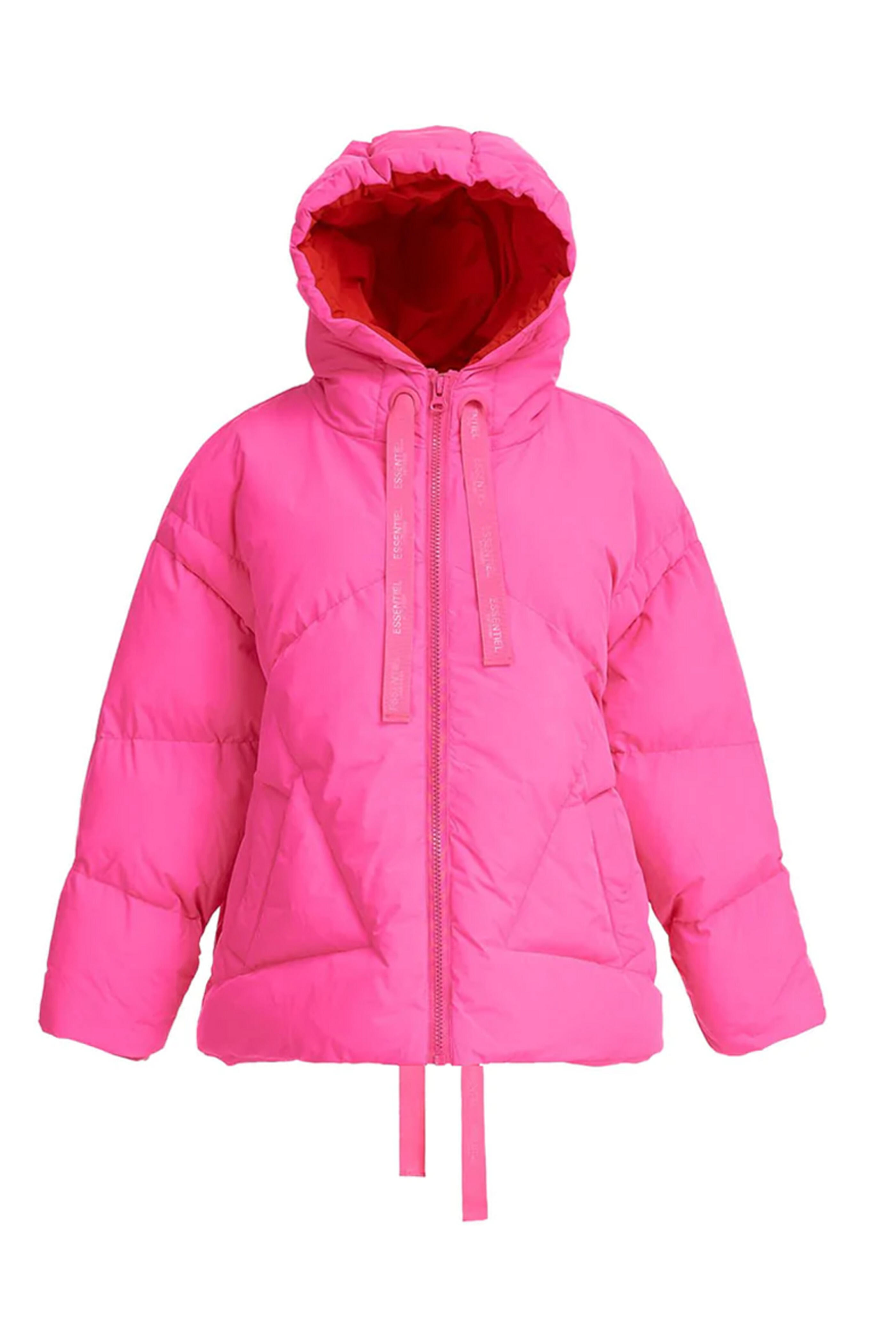 Essentiel Antwerp - Shocking Rose Chameleon Puffer Jacket
