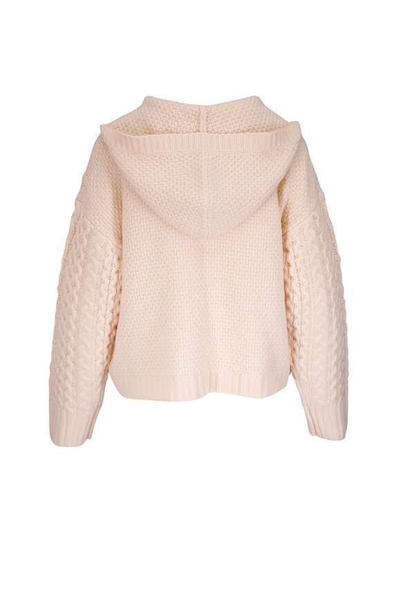 Still Here - Dakota Cream Wool Zip Sweater