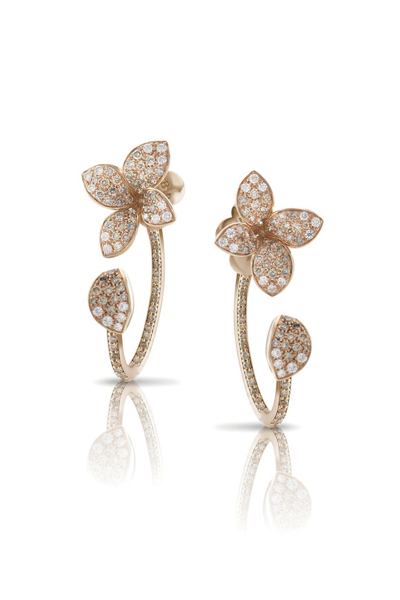 Pasquale Bruni - 18K Rose Gold Giardini Segreti Petite Earrings