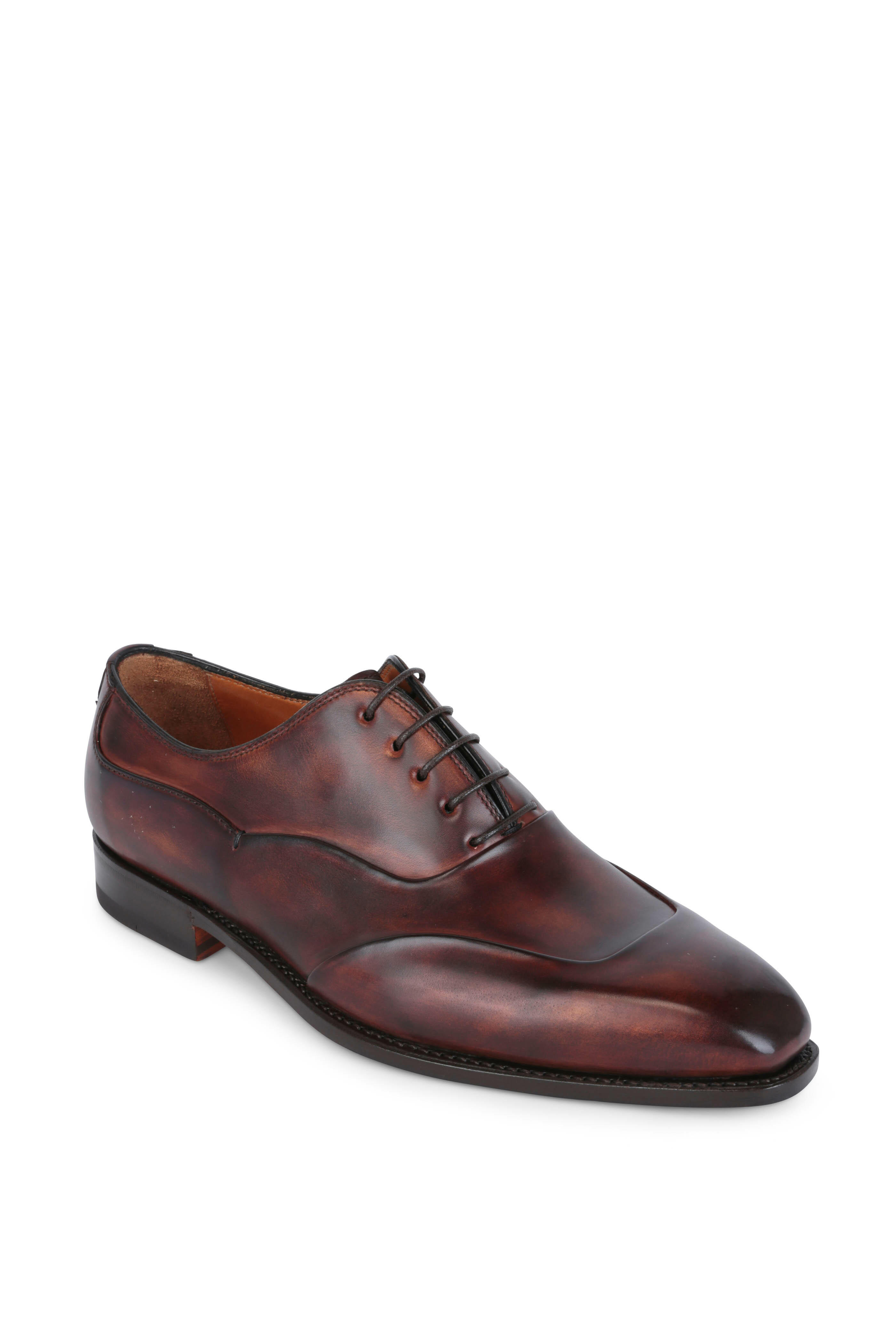 Bontoni - Applauso Wood Leather Oxford Dress Shoe display picture 2