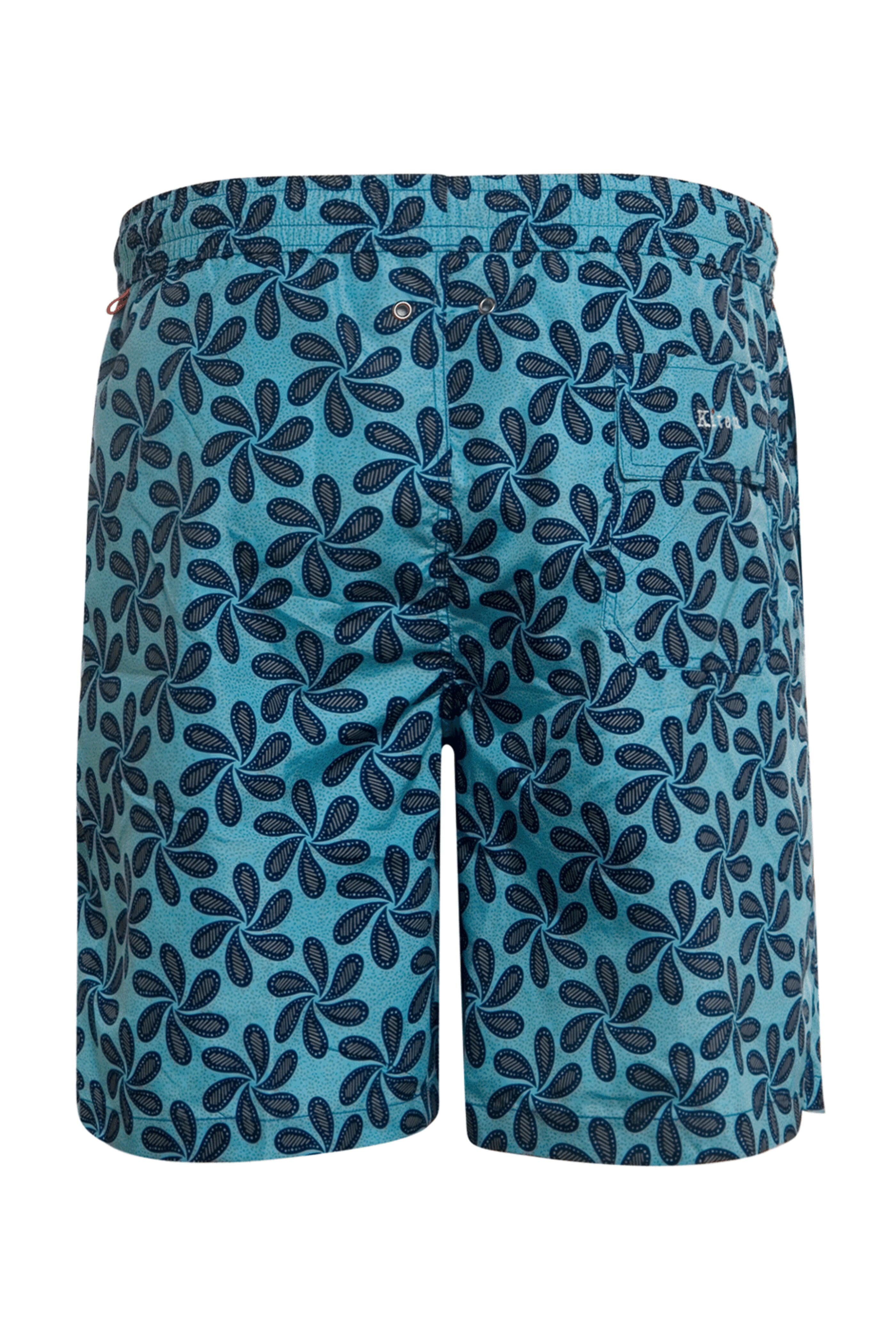 Kiton - Teal Floral Swim Short