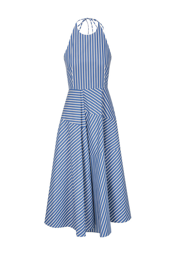 Lafayette 148 New York - Parsian Blue Multi Halter Dress