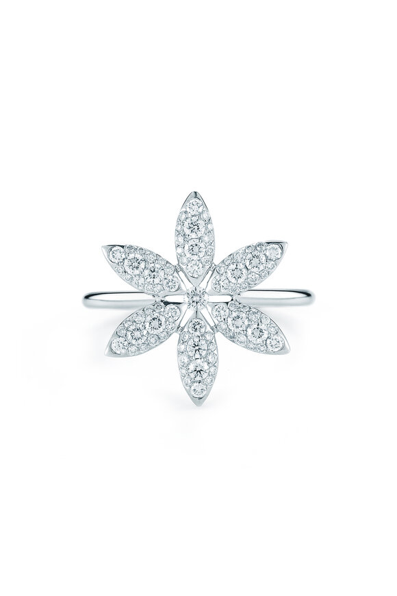 Kwiat - Pinwheel White Gold White Diamond Ring