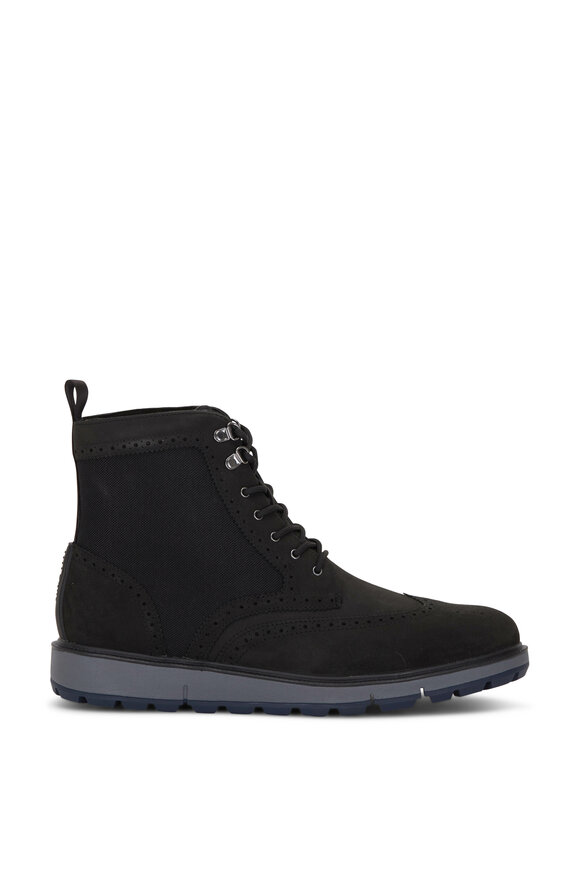 Swims - Motion Black Suede Country Boot