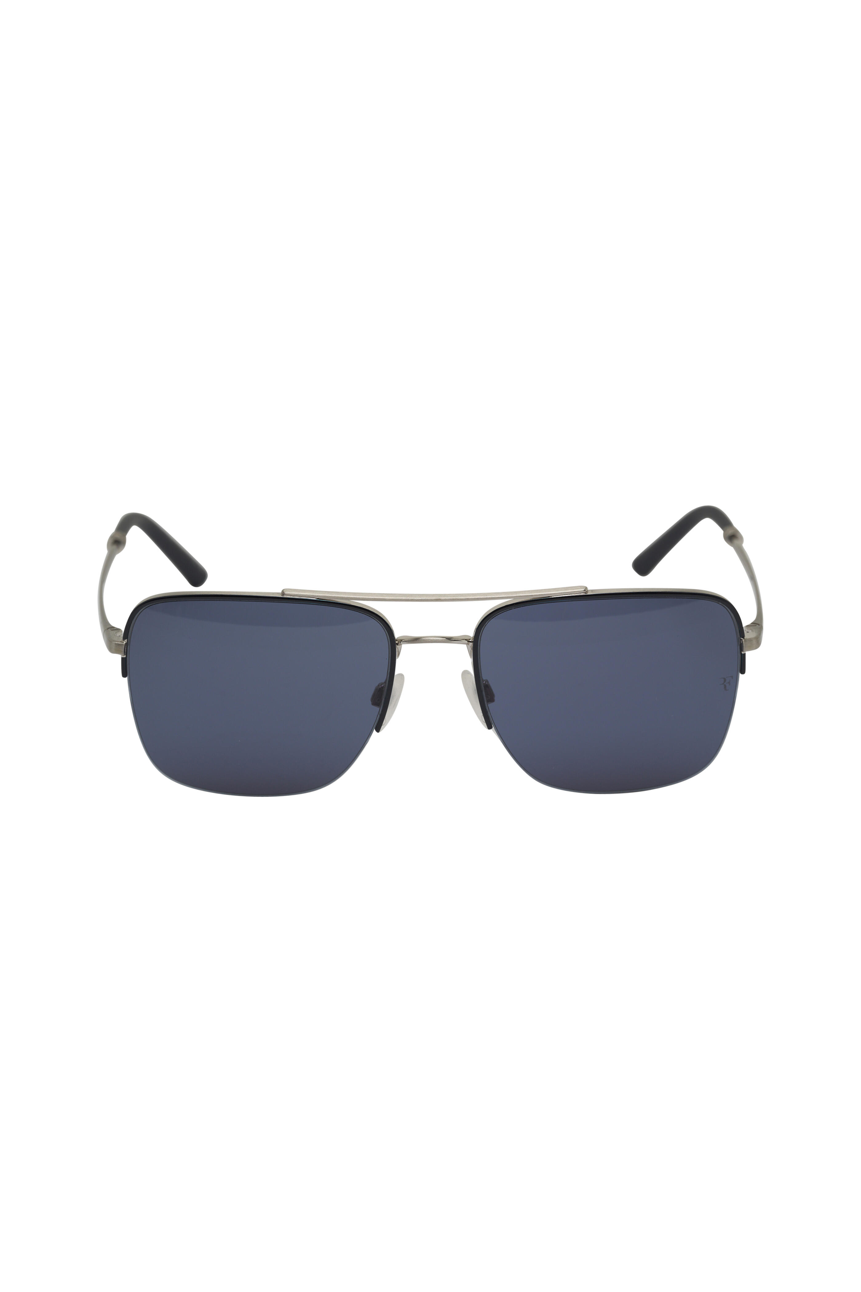 Oliver Peoples - R-2 Blue & Brushed Silver Marine Sunglasses