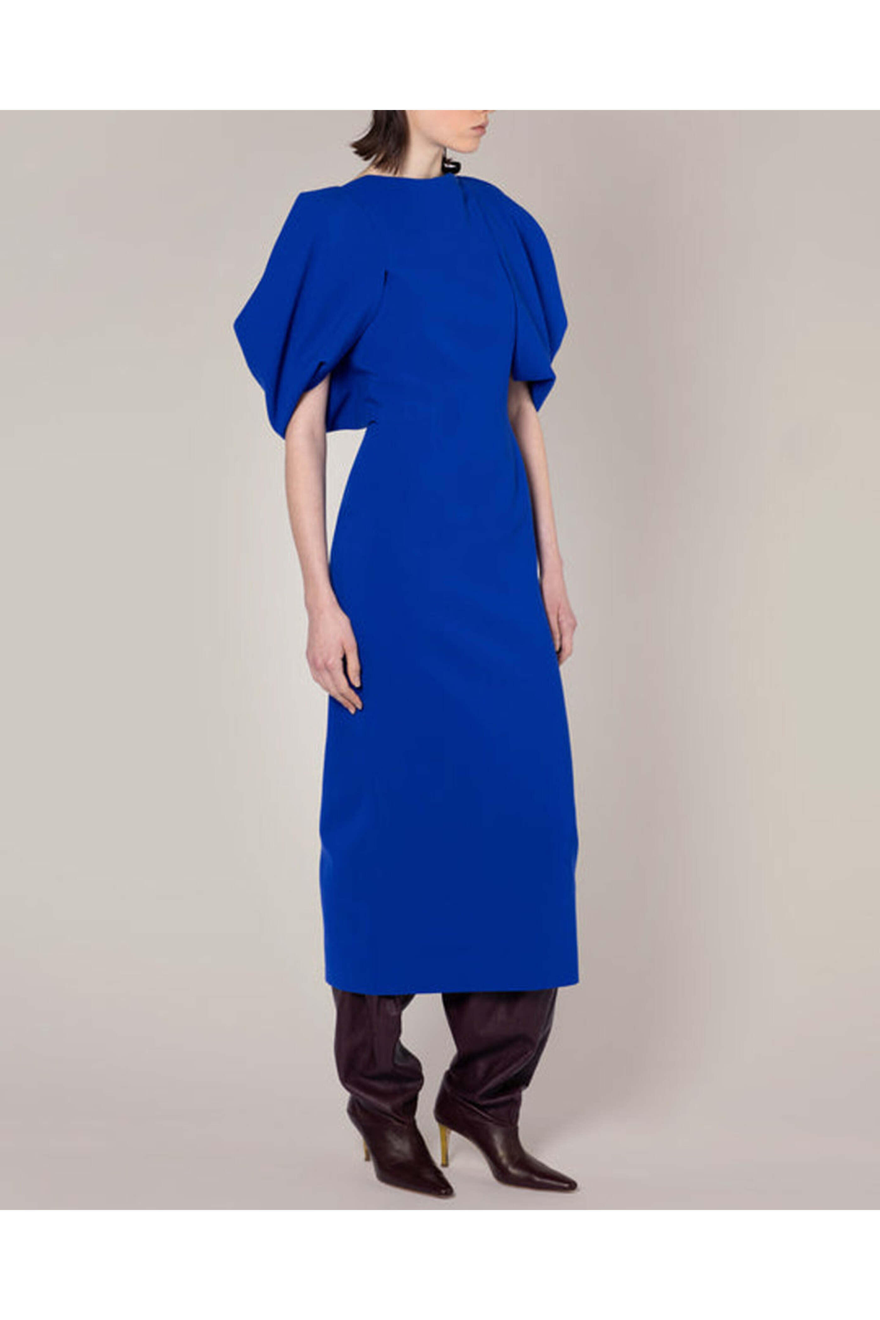 ROKSANDA ワンピース Calispi crepe midi dress757613 Calispi crêpe midi dress in blue - Roksanda | Mytheresa