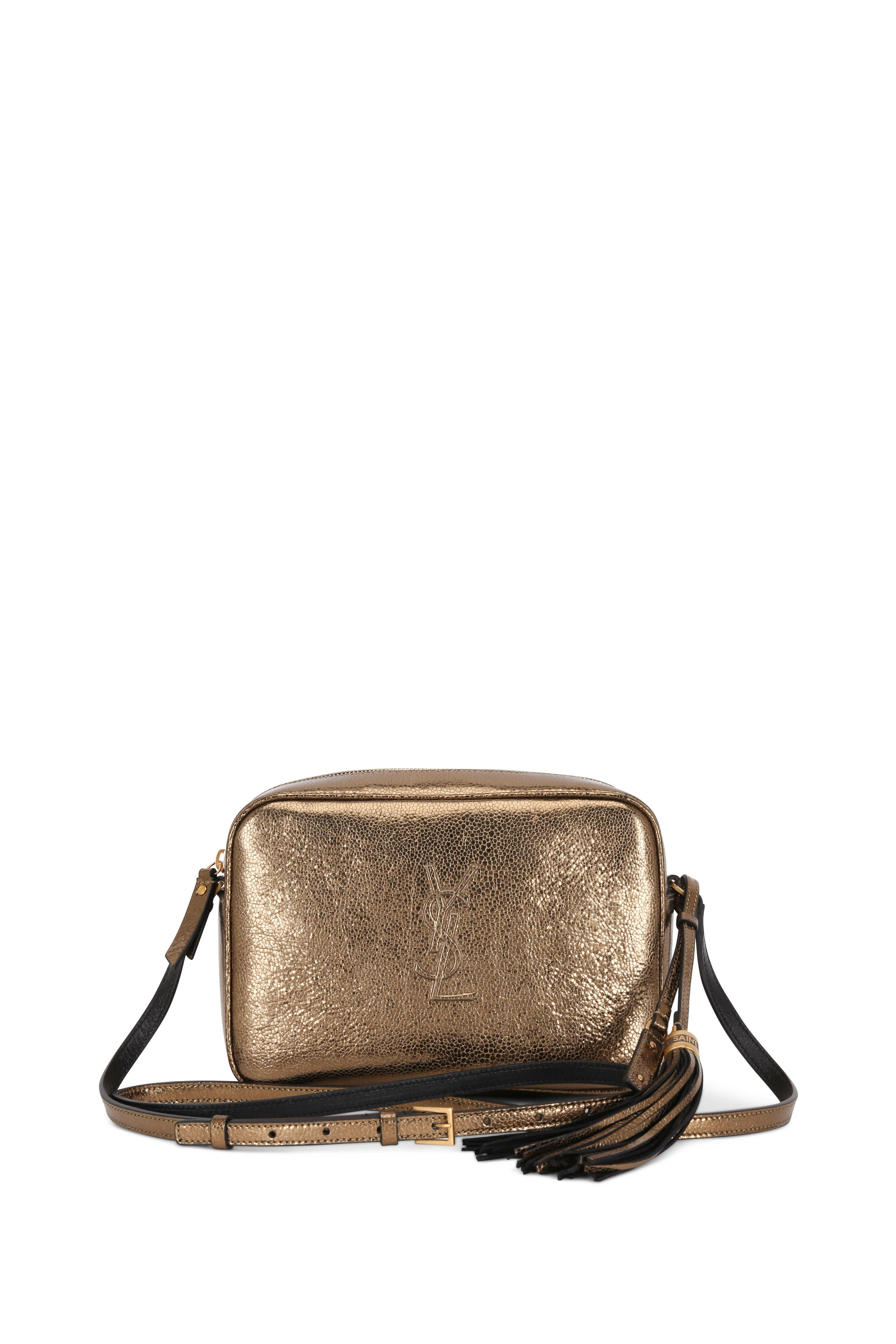 Crossbody bag Yves Saint Laurent Gold in Metal - 31712833