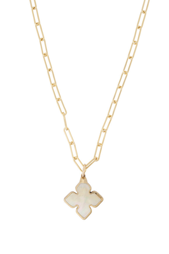 Cristina V. Safety Pin Necklace - view 2