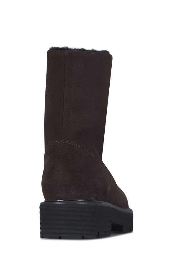 Aquatalia Eloise Espresso Suede Boot - view 3