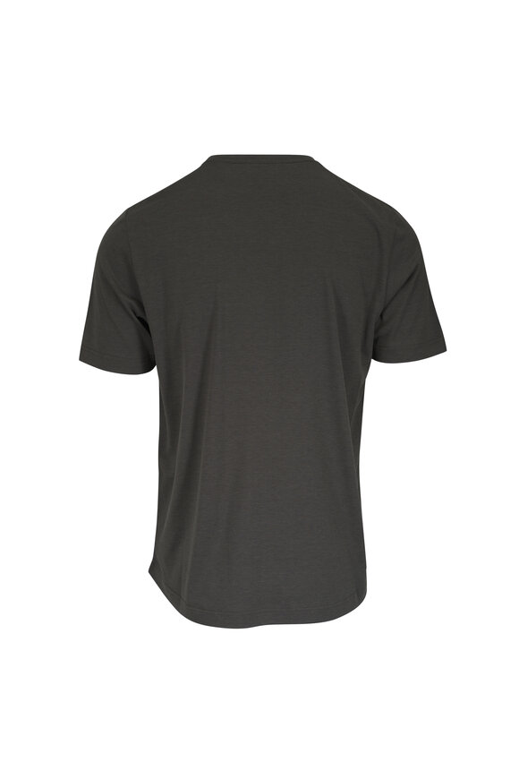 Loro Piana Green Silk & Cotton T-Shirt - view 2