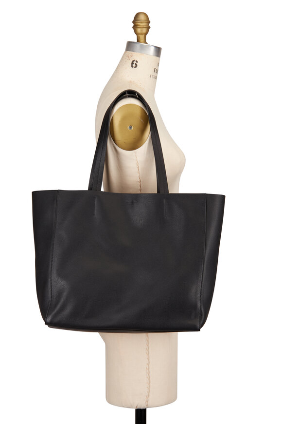 Nili Lotan Medium Keith Soft Black Leahter Tote - view 5