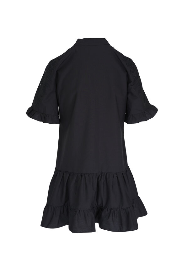 Sachin + Babi - Palma Black Cotton Mini Dress 