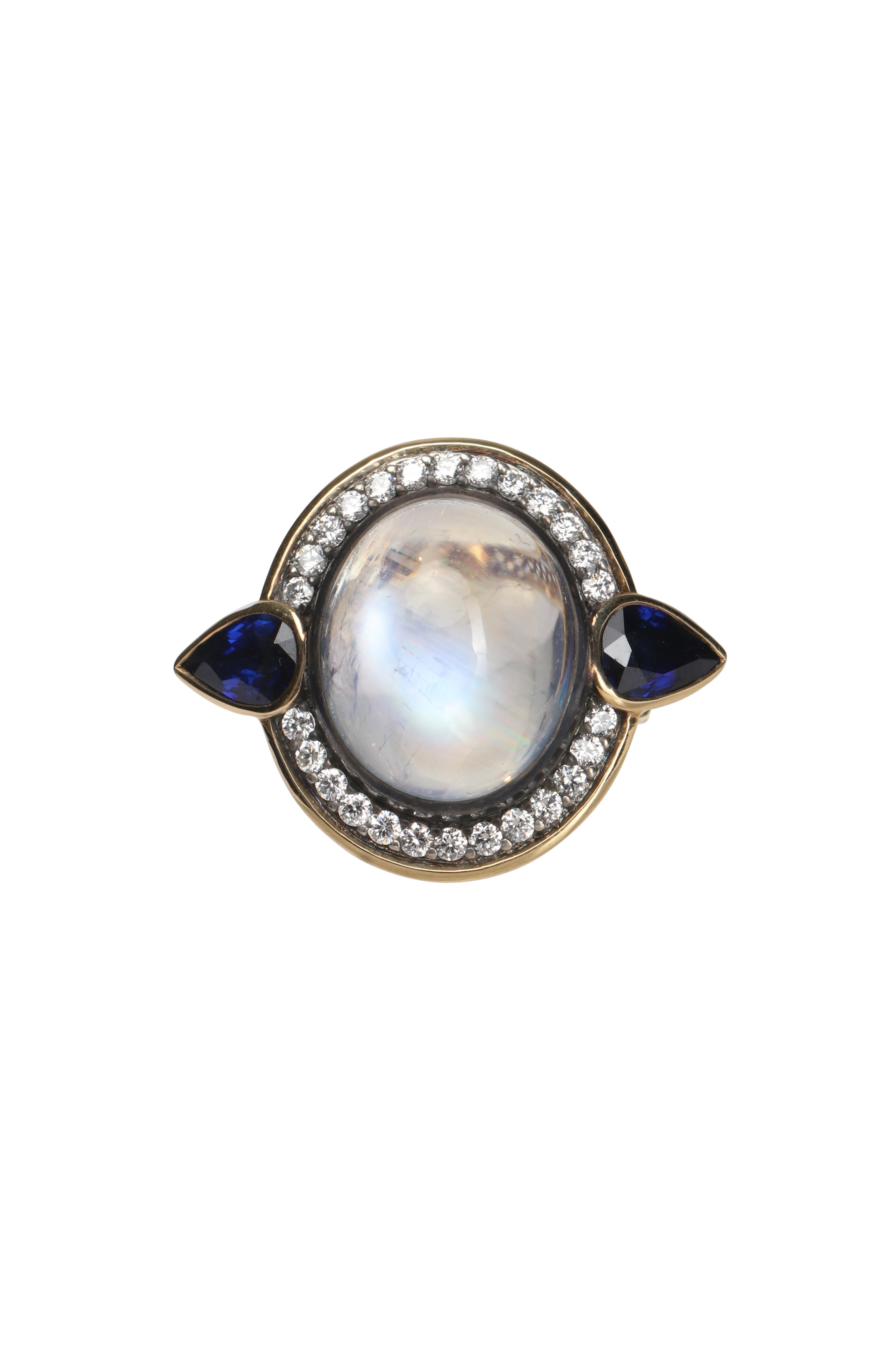 Ray Griffiths - Moonstone & Sapphire North South Ring