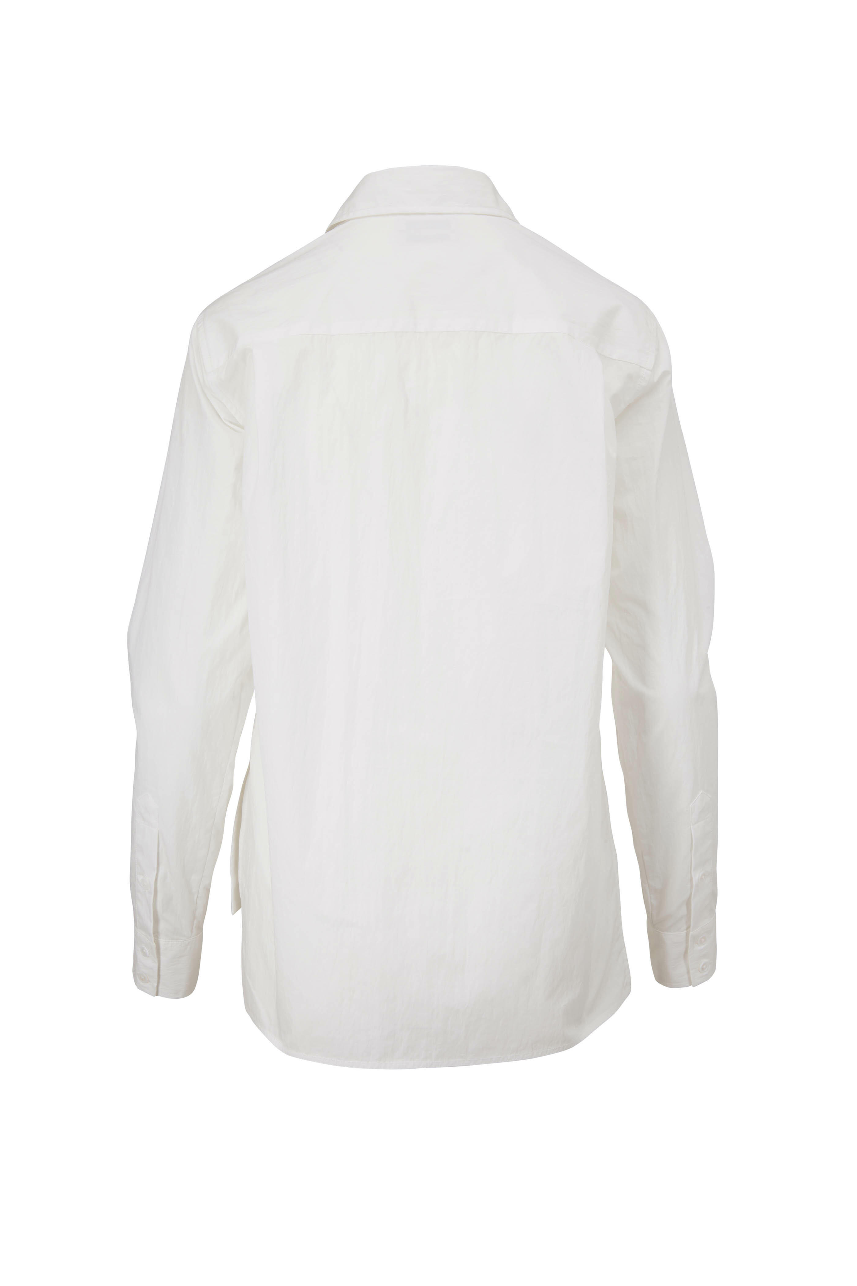 CO Collection - White Slim Button Down Shirt