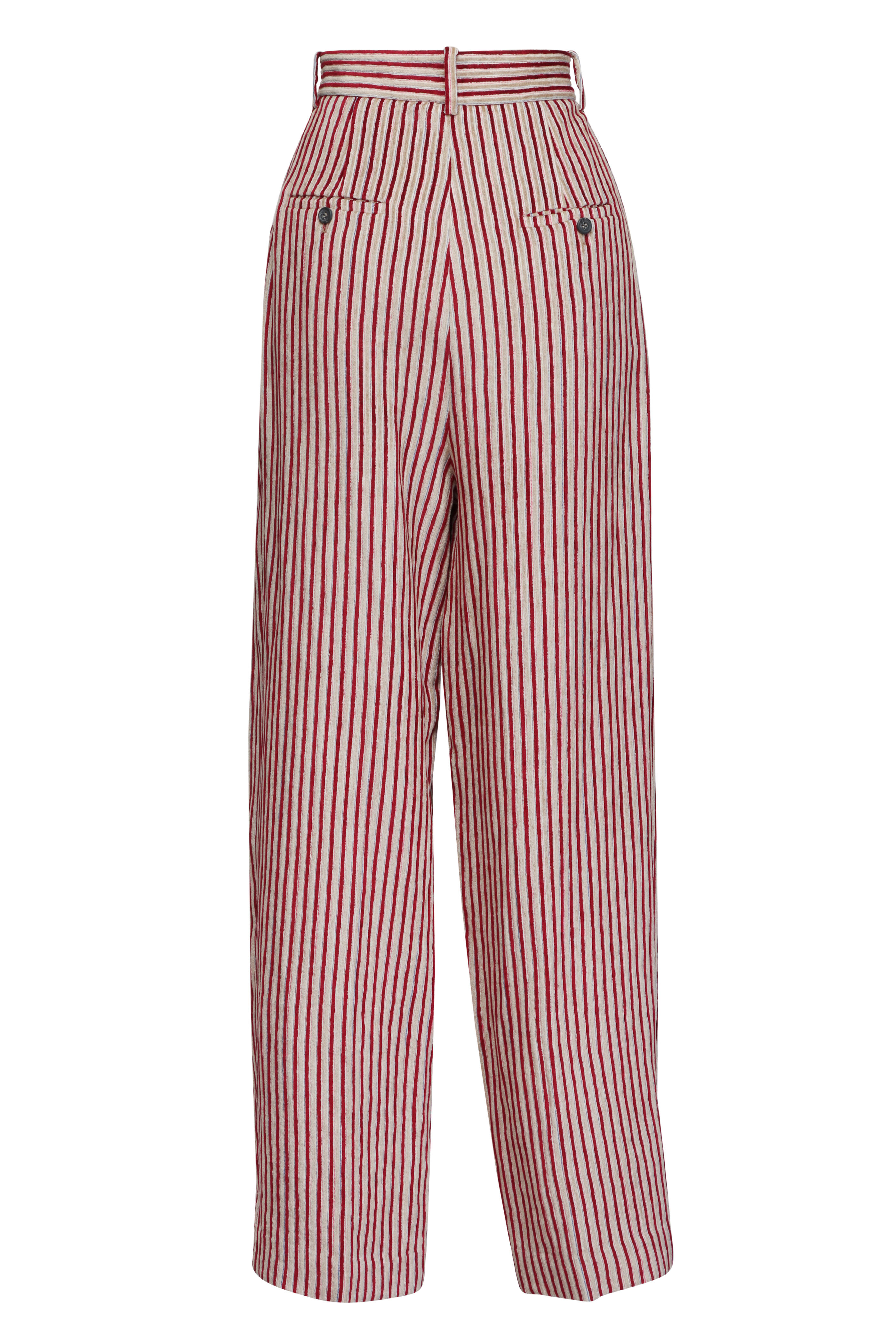 La DoubleJ - Beige Colorblock Brooklyn Pant