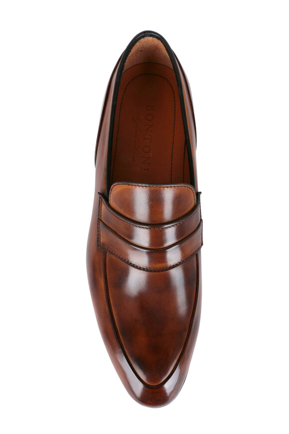 Bontoni - Principe Light Brown Leather Loafer 